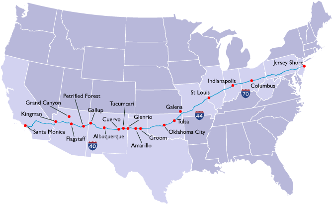 Cross-Country Southern Route